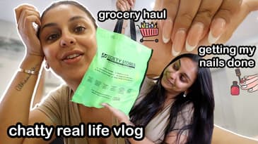 WEEK VLOG: FANCY GROCERY HAUL, COOKING TIME, FAMILY VIDEOS, SALON TIME | Aanam C