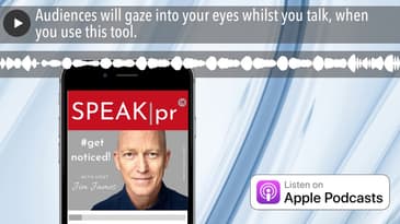 Audiences will gaze into your eyes whilst you talk, when you use this tool.