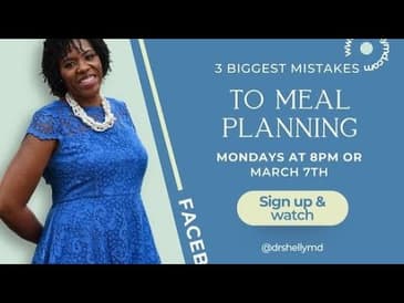 Facebook live: 3 biggest mistakes to meal prepping