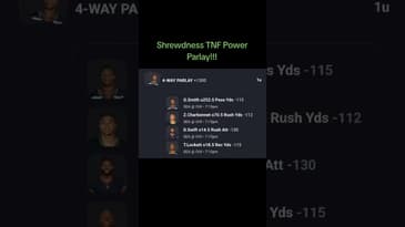 Shrewdness TNF Power Parlay!!! Game picks on the pod. #NFL #Betting #TNF #Bears #Seahawks