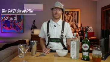 COCKtails! The Dirty Gin Martini