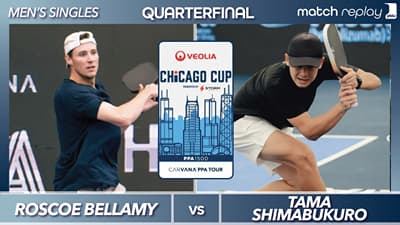 Roscoe Bellamy vs Tama Shimabukuro at the PPA Veolia Chicago Cup | Quarterfinal