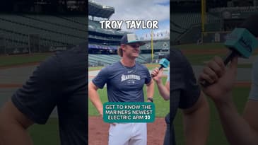 The Newest Mariners Pitcher Is A DUDE 🤯 #shorts #baseball #seattle #mariners #seattlemariners #pnw