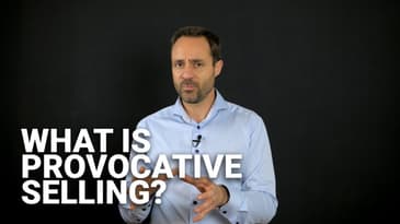 What is provocative selling? - The Sales Wiki | Michael Humblet