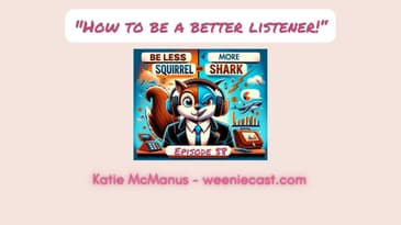ADHD entrepreneurs, become a better listener and stop oversharing by going from squirrel to shark!