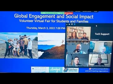 Globe Aware "Global Engagement and Social Impact" Volunteer Virtual Fair (March 2022)