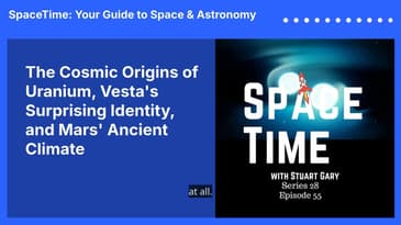 The Cosmic Origins of Uranium, Vesta's Surprising Identity, and Mars' Ancient Climate
