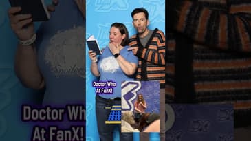 I met my favorite doctor and one of the BEST companions! #fyp #FanX #doctorwho #whovian #podcast