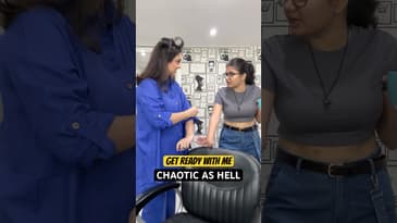CHAOTIC but REAL GET READY WITH ME for a podcast shoot day #TheReelDeal
