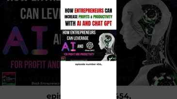 How To Make Money And Be More Productive With Chat GPT And Artificial Intelligence #shorts