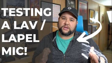 Testing out a Lav / Lapel Mic