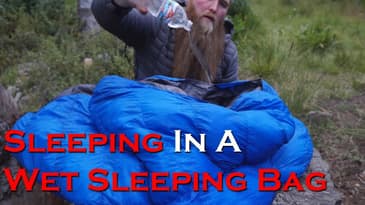 Sleeping In Wet TopQuilt (Sleeping Bag) - LoftTek™ Torture Test