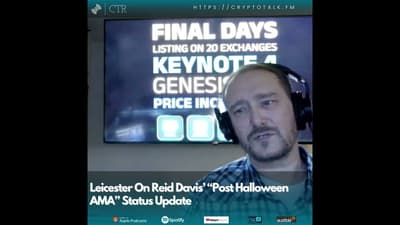 Leicester On Reid Davis’ “#BlockDAG Post Halloween AMA” Status Up...