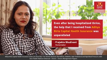 Prajakta shares her experience with Aditya Birla Health Insurance | Testimonial