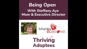 Being Open With Steffany Aye Mom & Executive Director