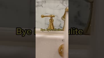 Say bye to cellulite with this home remedy! #shorts #icebath #momhacks