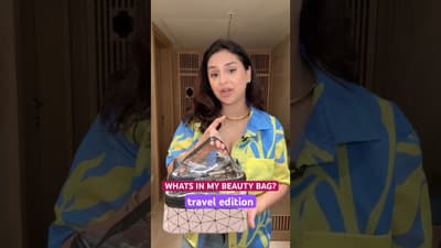 WHATS IN MY BEAUTY BAG? Summer travel edition ☀️ 🏖️ 💄