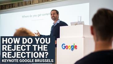 Keynote at Youtube Belgium - How do you Reject the Rejection ?