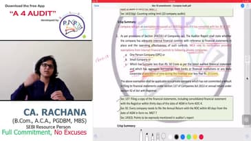 On Demand Video: Company Audit Amendments Full Video