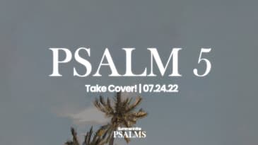 Psalm 5 - Take Cover!
