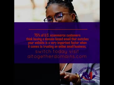 ​75% of U.S. ecommerce customers think having a domain-base…