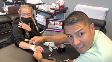 Wrist and finger sports taping for physical therapists | Dr. Chris Garcia