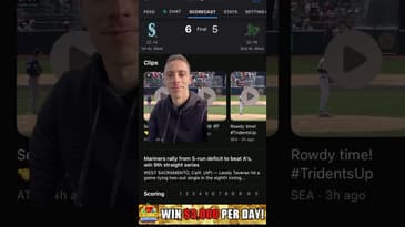 MARINERS WIN 9TH STRAIGHT SERIES