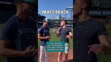 He Throws The Best Pitch In MLB History 🤯 #shorts #baseball #seattle #mariners #marinersbaseball