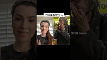 Try not crying…beautiful gift of giving. #shorts #parenting #mindset #relatable