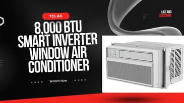 "Whisper-Quiet AC? TCL 8000 BTU Smart Inverter Shocks at 48dB!"