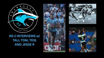 SHARKCAST RD 2 TEAM LIST TUESDAY PLUS INTERVIEWS w/ TALL TOM HAZELTON, TEIG WILTON AND JESSE RAMIEN