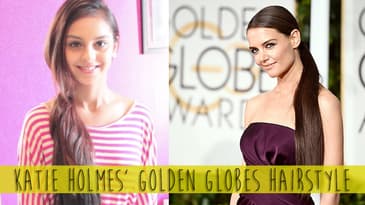 Katie Holmes Golden Globes 2015 Hairstyle / Celebrity Style