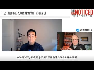 Why you should 'Test Before You Invest,' with John Li
