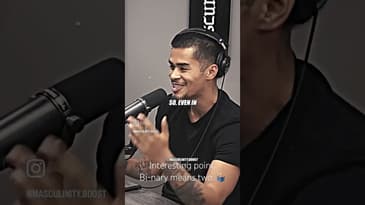 Podcast clip - Bisexual means two yet there are more than two genders? 🤷🤷‍♀️ #short