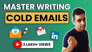 How to write cold emails | Steps to writing a perfect cold email | Ankur Warikoo