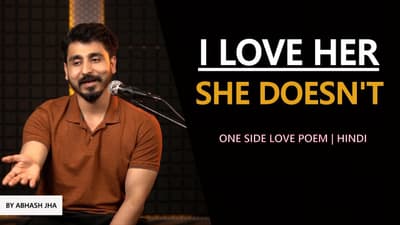 She Never Knew I Loved Her 💔 | One Sided Love Poetry | Abhash Jha | Rhyme Attacks