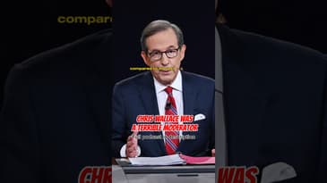 Chris Wallace was a terrible moderator