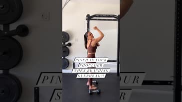 Shoulder pinching when reaching overhead? I Got you!