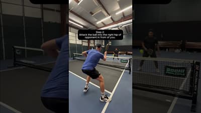 For the right side players: how to do the cross body combo ⚡️ Grab your Adidas pickleball gear and