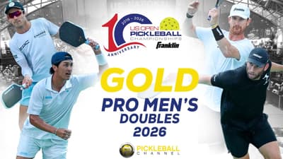 Men's Doubles GOLD at 2026 US OPEN PICKLEBALL: Munro/Livornese vs. Deheart/Koszuta