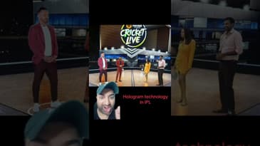 Hologram Technology in IPL 2023 #ipl2023 #fafduplessis #india #technology #hologram  #startups