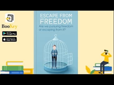 🔥🔥Escape from Freedom by Erich Fromm (Summary) -- Are We Pursuing Freedom or Escaping From it?