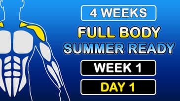Beginner Full Body Workout – Summer Ready 4 Week Program | Week 1 Day 1 – Shoulder Muscles Focus