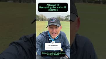 Attempt #10 247 out albatross #golfshorts  #golfer #golfersdoingthings