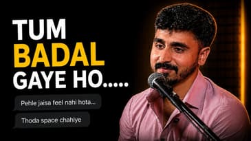 Tum Khush Lagti Ho...Mere Bina | Abhash Jha Poetry | Rhyme Attacks
