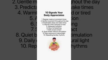 10 Signals Your Body Appreciates #longevity #longevitytips #healthyaging