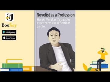 🔥🔥Novelist as a Profession by Haruki Murakami (Summary) -- Creative Memoir and Reflection on Life