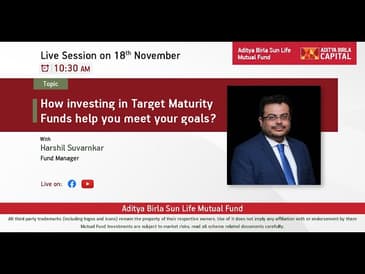Session on Target Maturity Funds with Mr. Harshil Suvarnkar