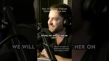 People ask if we are vegan because of the PETA interview 🐶🐷 We listen to EVERYONE