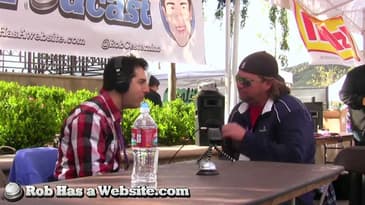 Survivor Vanuatu Winner Chris Daugherty with Rob Cesternino at Reality Rally 2012